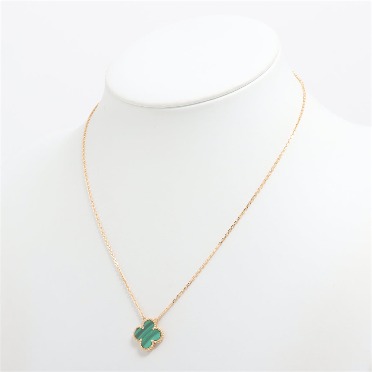 Malachite charm clover necklace – The Jewel Closet Store