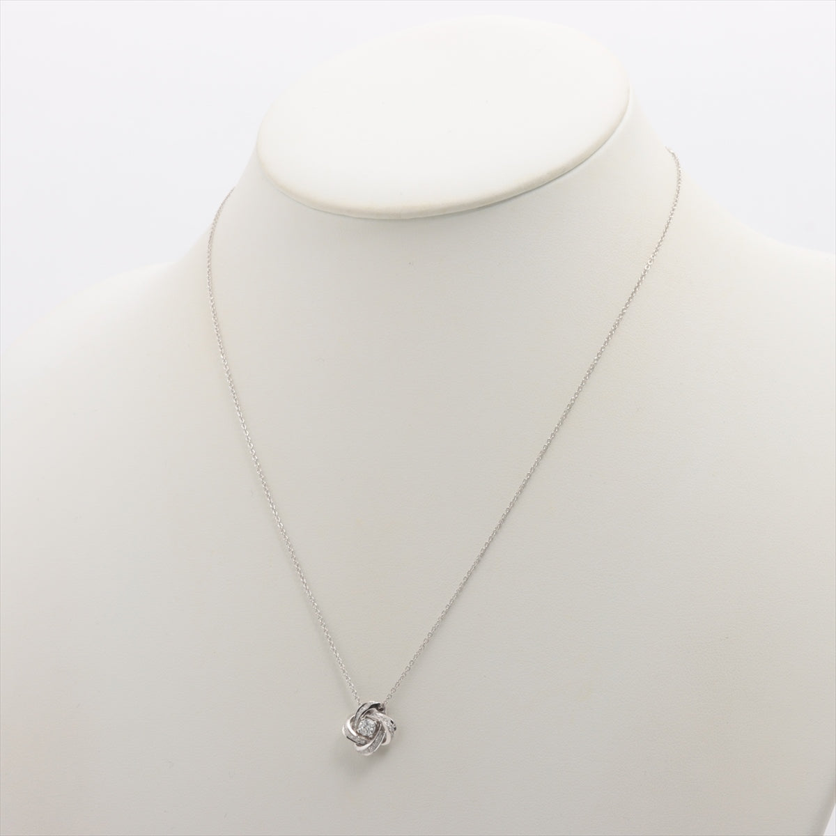 Boucheron Ava Pivoine diamond Necklace 750(WG) 3.4g Diamond diameter about 3.61 mm