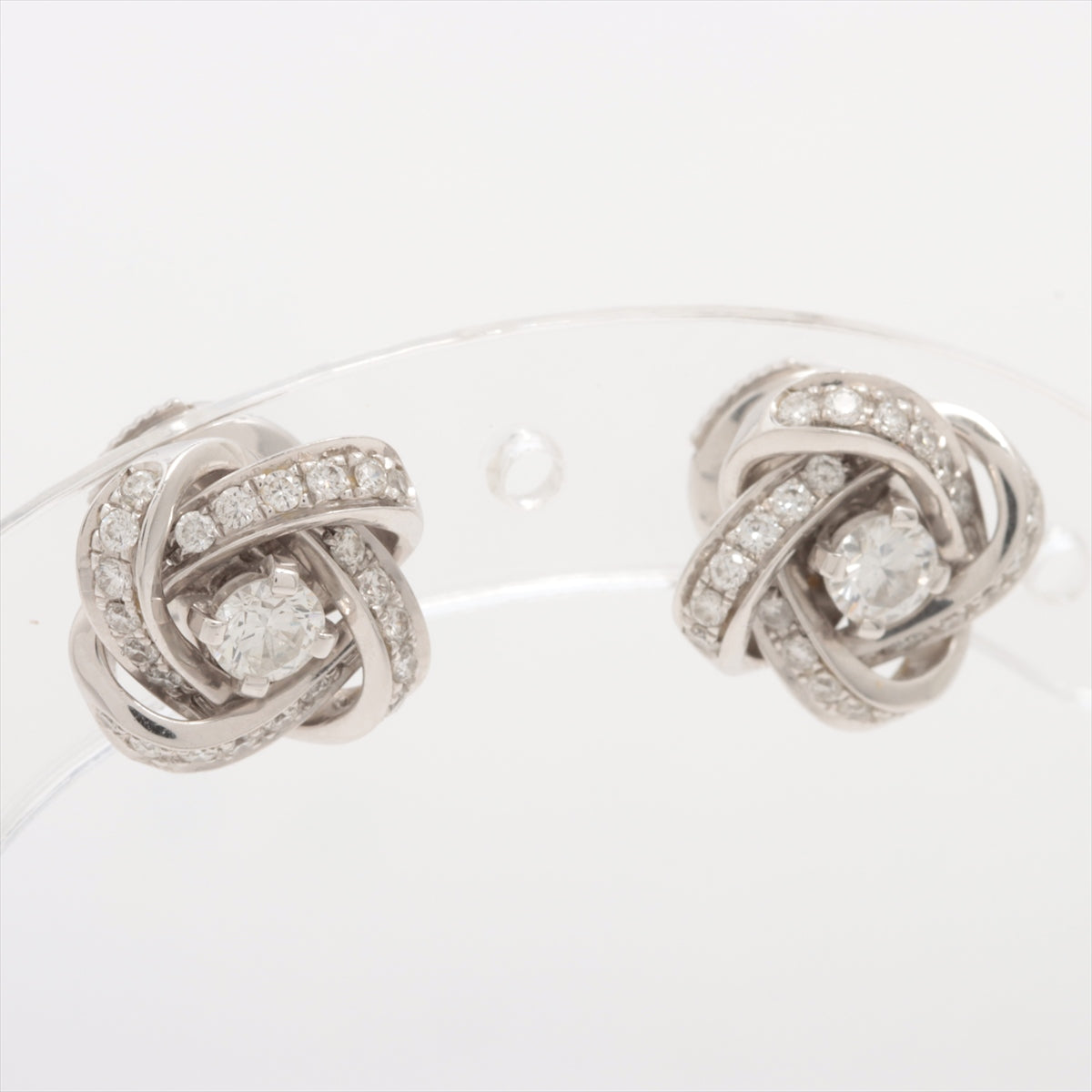 Boucheron Ava Pivoine diamond Piercing jewelry 750(WG) 4.7g Diamond diameter about 3.30mm