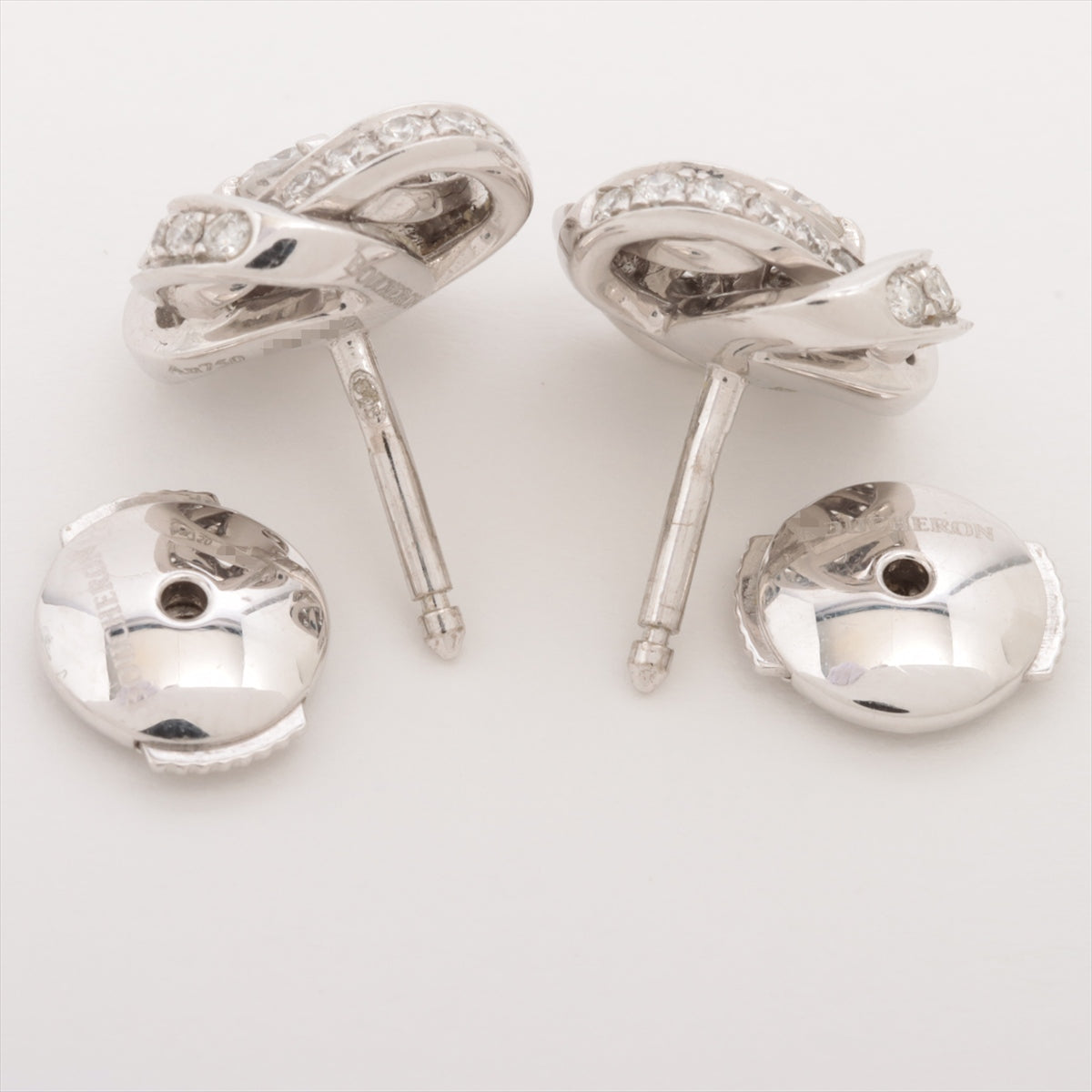 Boucheron Ava Pivoine diamond Piercing jewelry 750(WG) 4.7g Diamond diameter about 3.30mm