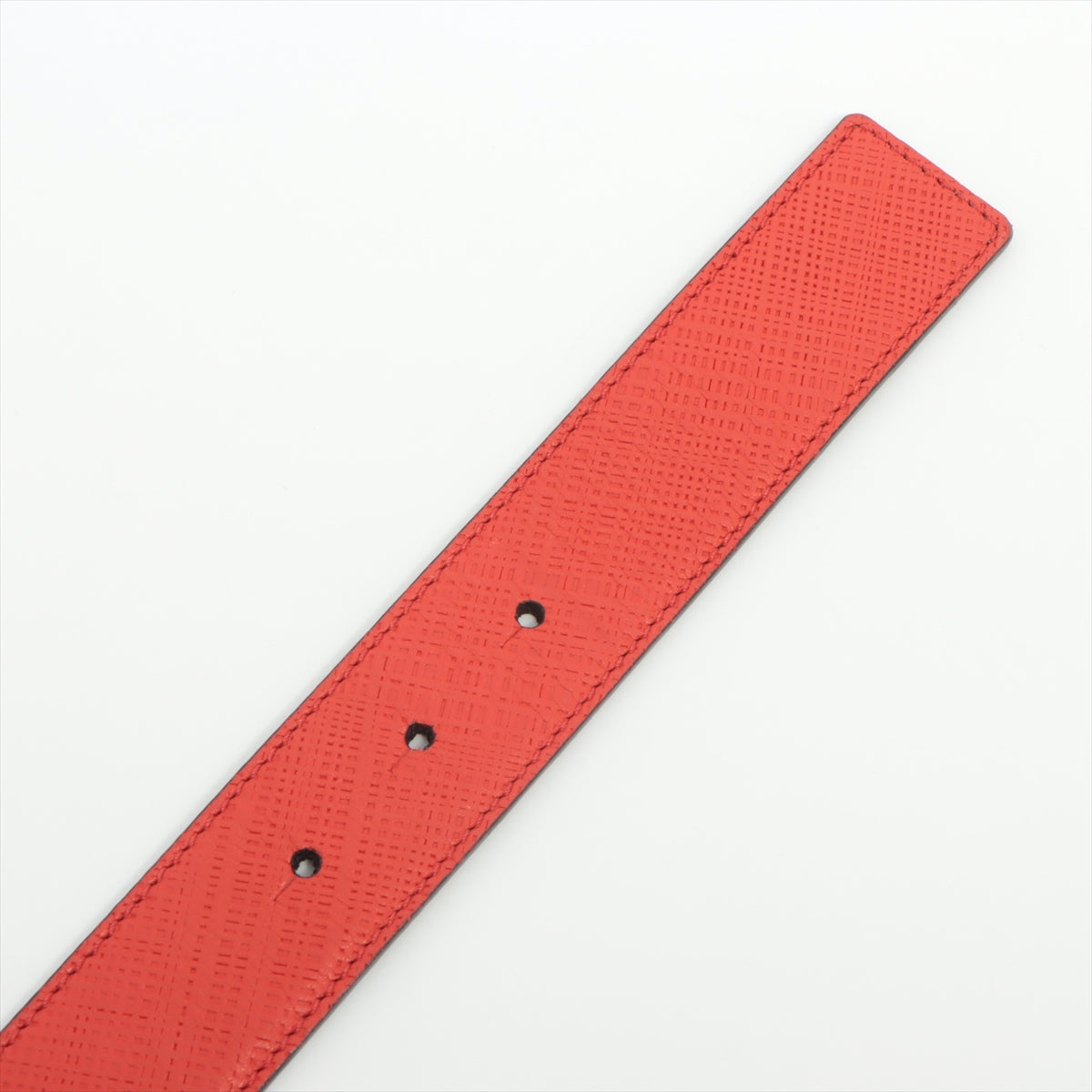 Loewe Anagram Belt No notation GP & leather Red x Black Reversible