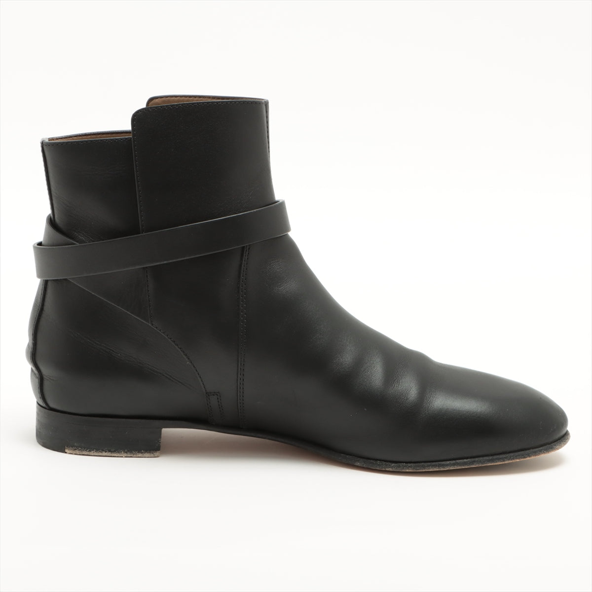 Hermès Neo Leather Short Boots 41 Ladies' Black CV162133Z2209 box There is a bag Kelly metal fittings