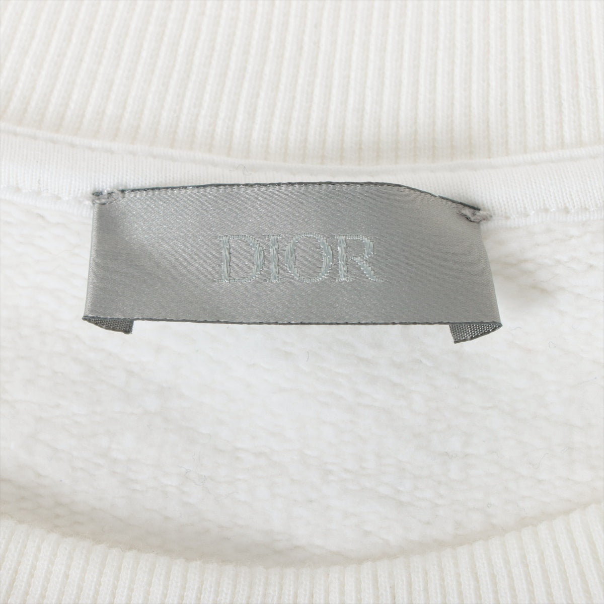 DIOR 20AW Cotton Basic knitted fabric M Men's White  043J655A0531 Atelier Logo