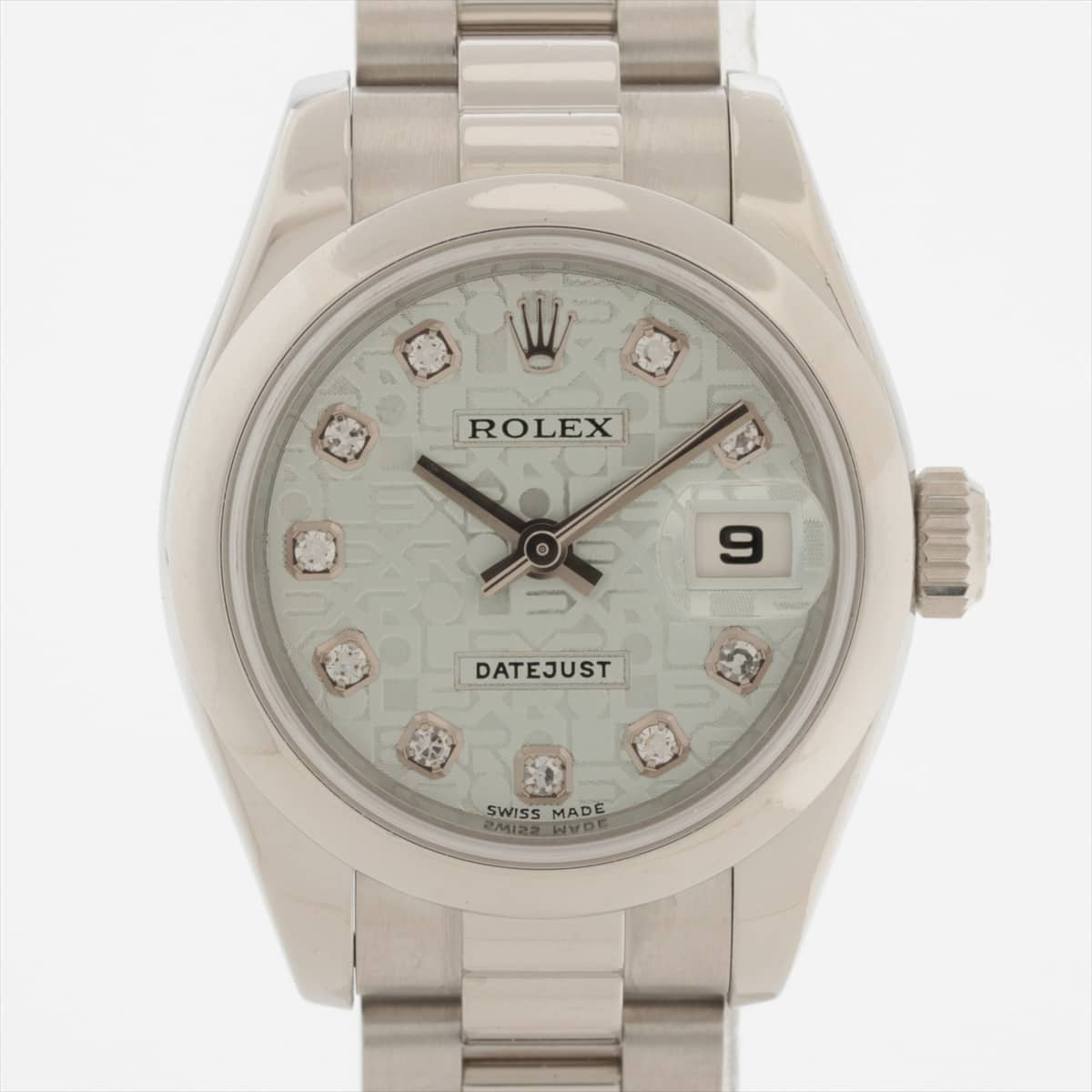 Rolex Datejust 179166G PT AT Iceblue-Face Extra-Link3