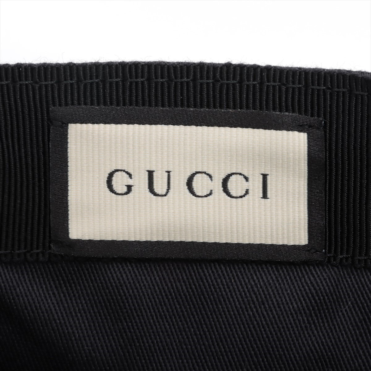 Gucci 387554 Interlocking G Cap M Cotton Black Wears