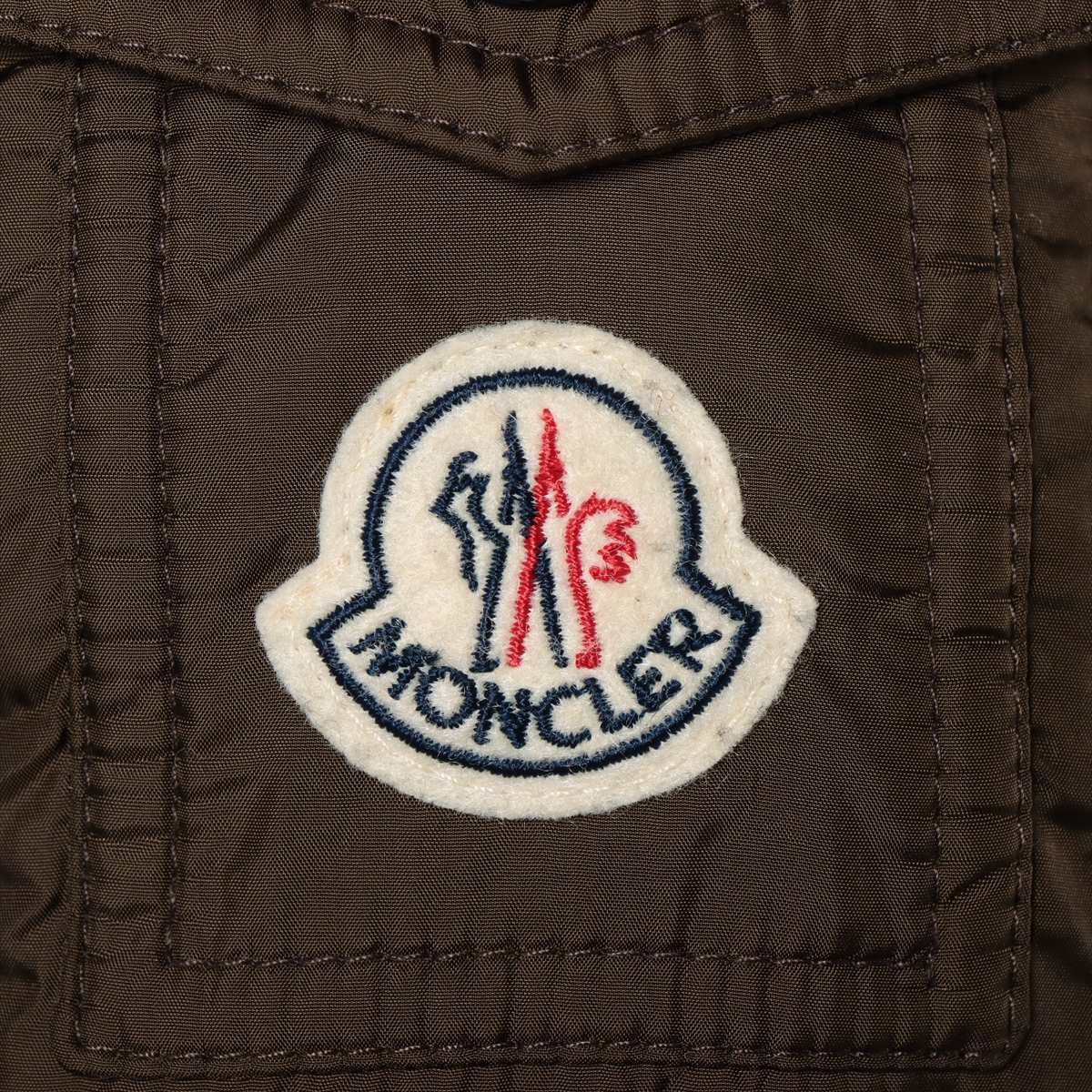 Moncler MARQUE 18 years Nylon Down jacket 0 Men's Khaki  Removable hood