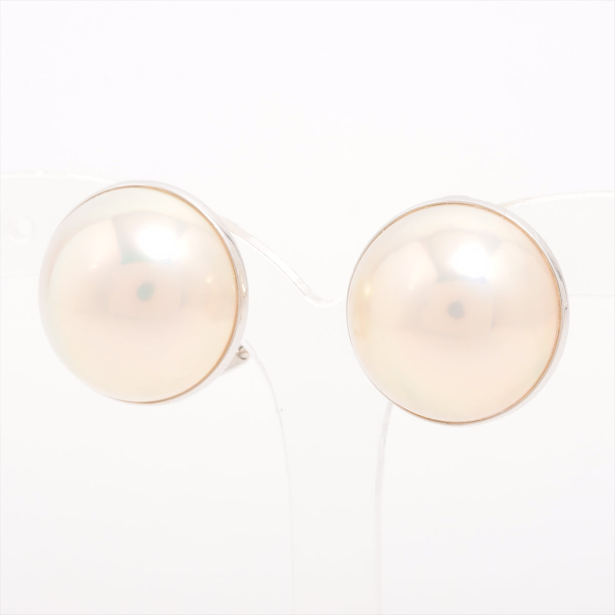 TASAKI Mabe pearl Earings K18(WG) 10.3g total