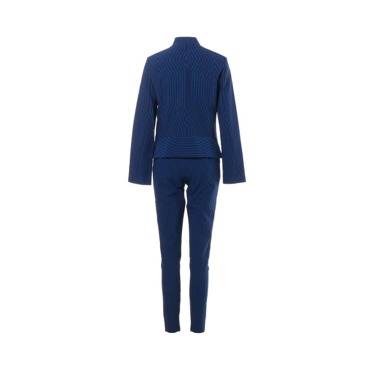 ISSEY MIYAKE Cotton & nylon Setup 2 jackets, 1 pant Blue  IM64FD504/IM64FF529