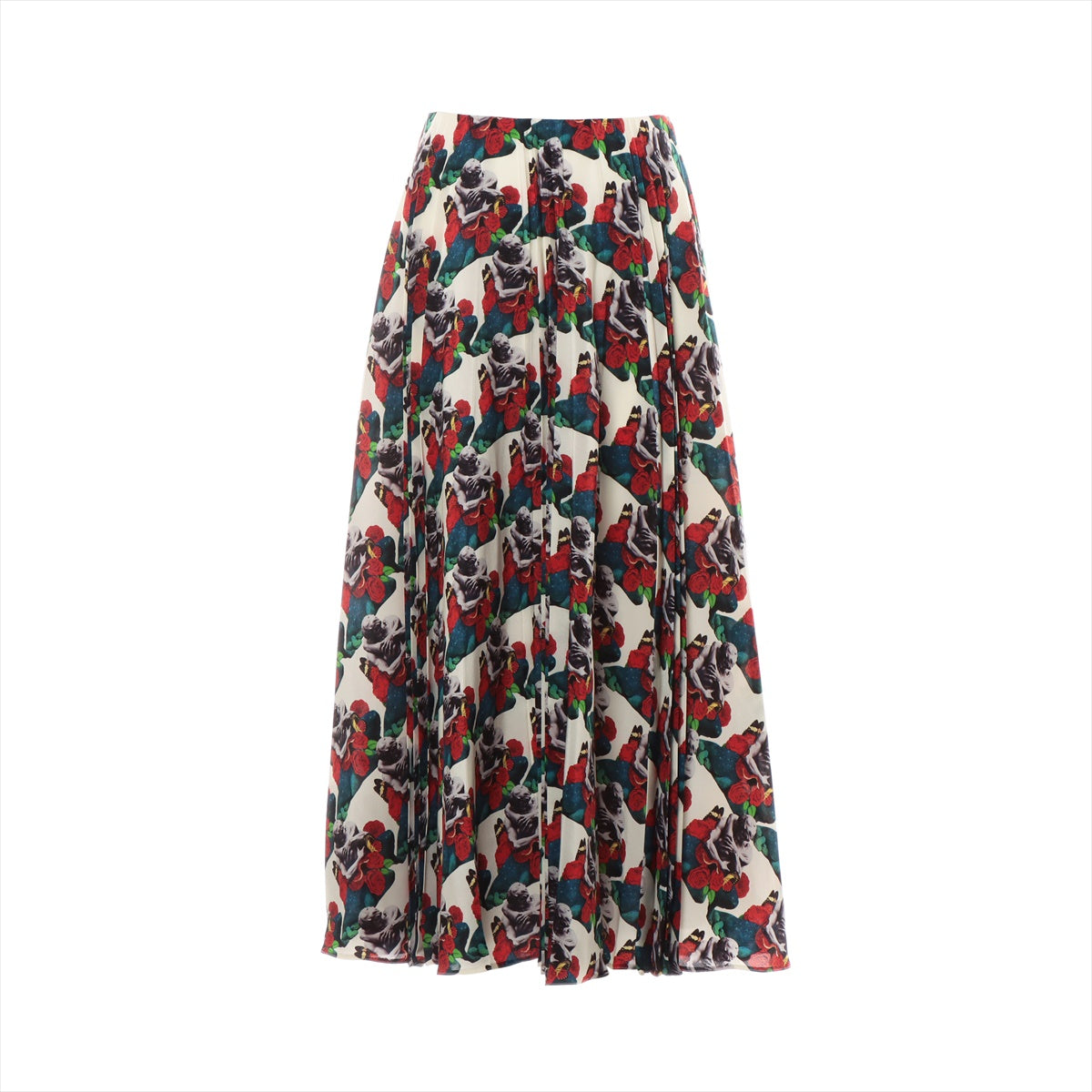 Valentino with undercover Rayon × Silk Skirt 42 Ladies' Multicolor  SB0RA55650G