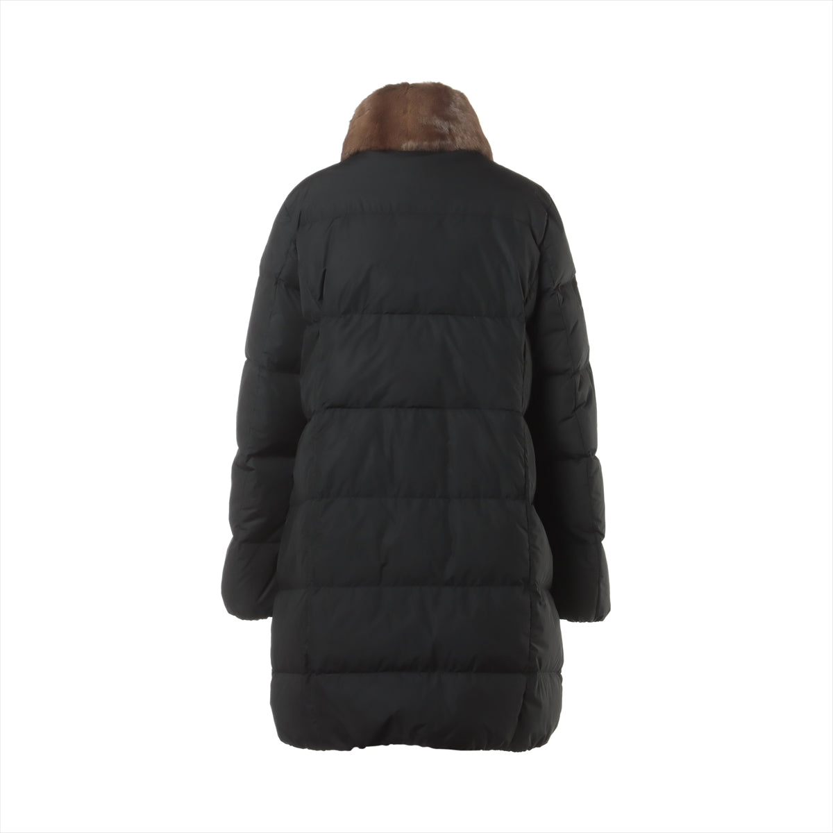 Moncler 11 years Polyester & nylon Down coat 5 Ladies' Black  CLEMATITE Mink fur