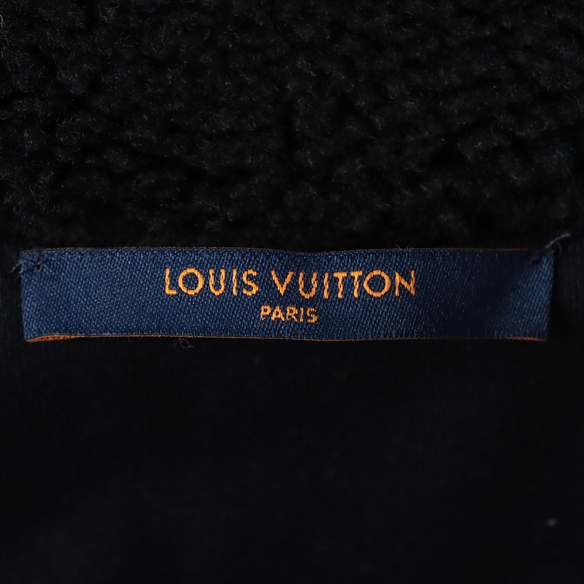 Louis Vuitton x NIGO 22SS Polyester Jacket XL Men's Black x Navy  jacquard damier fleece logo embroidery boa RM221M
