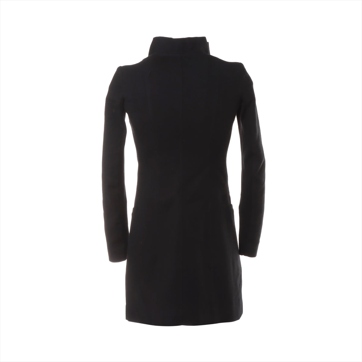 Rick Owens 16AW Wool coats I42 Black  RP16F2934 tube way coat Hem lining There are threads on cuffs etc.