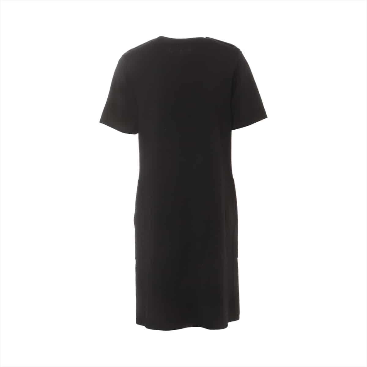 Hermès Wool & nylon Knit dress 36 Ladies' Black  Serie button
