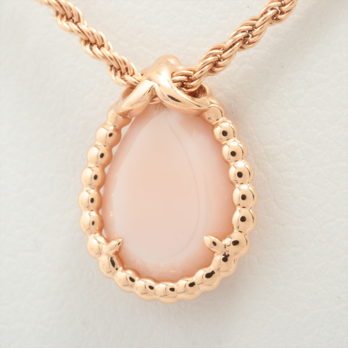 Boucheron Serpent Bohème Pink shell Necklace 750(PG) 4.3g JPN00597