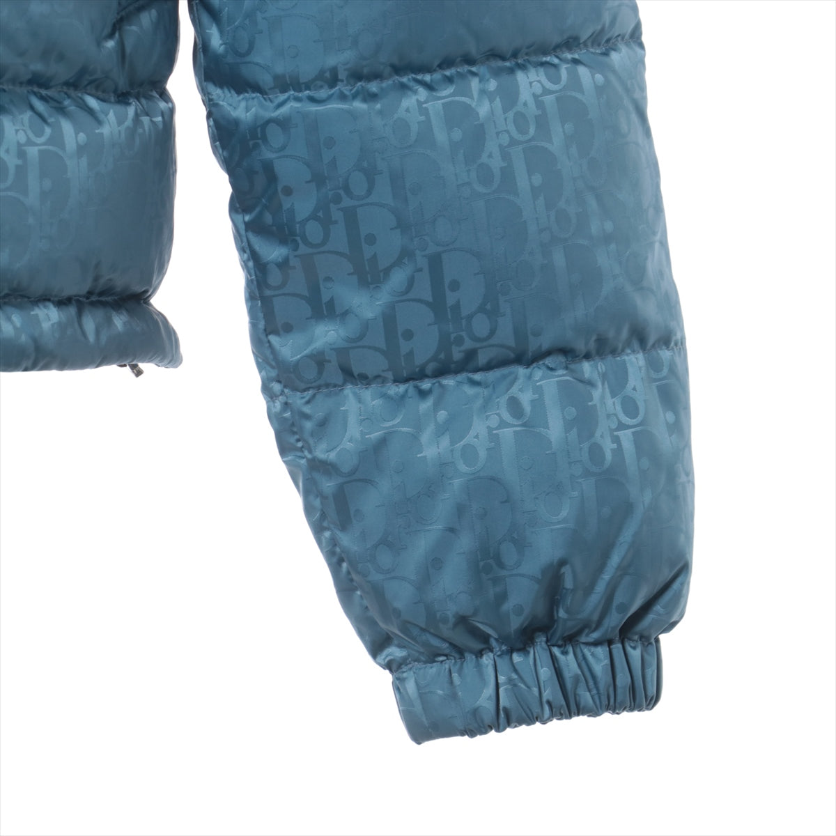 DIOR Oblique Nylon Down jacket 46 Men's Blue  943C449A4462
