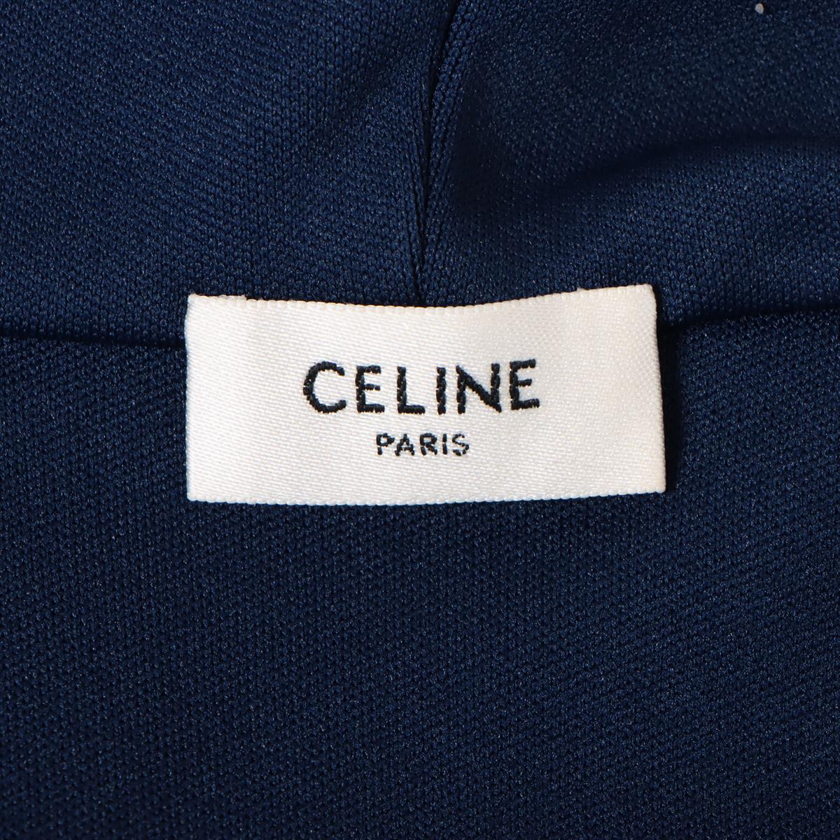 CELINE Triomphe 23SS Cotton & polyester Sweatsuit S Men's White x navy  tracksuit jacket classic fit 2Y58B121O