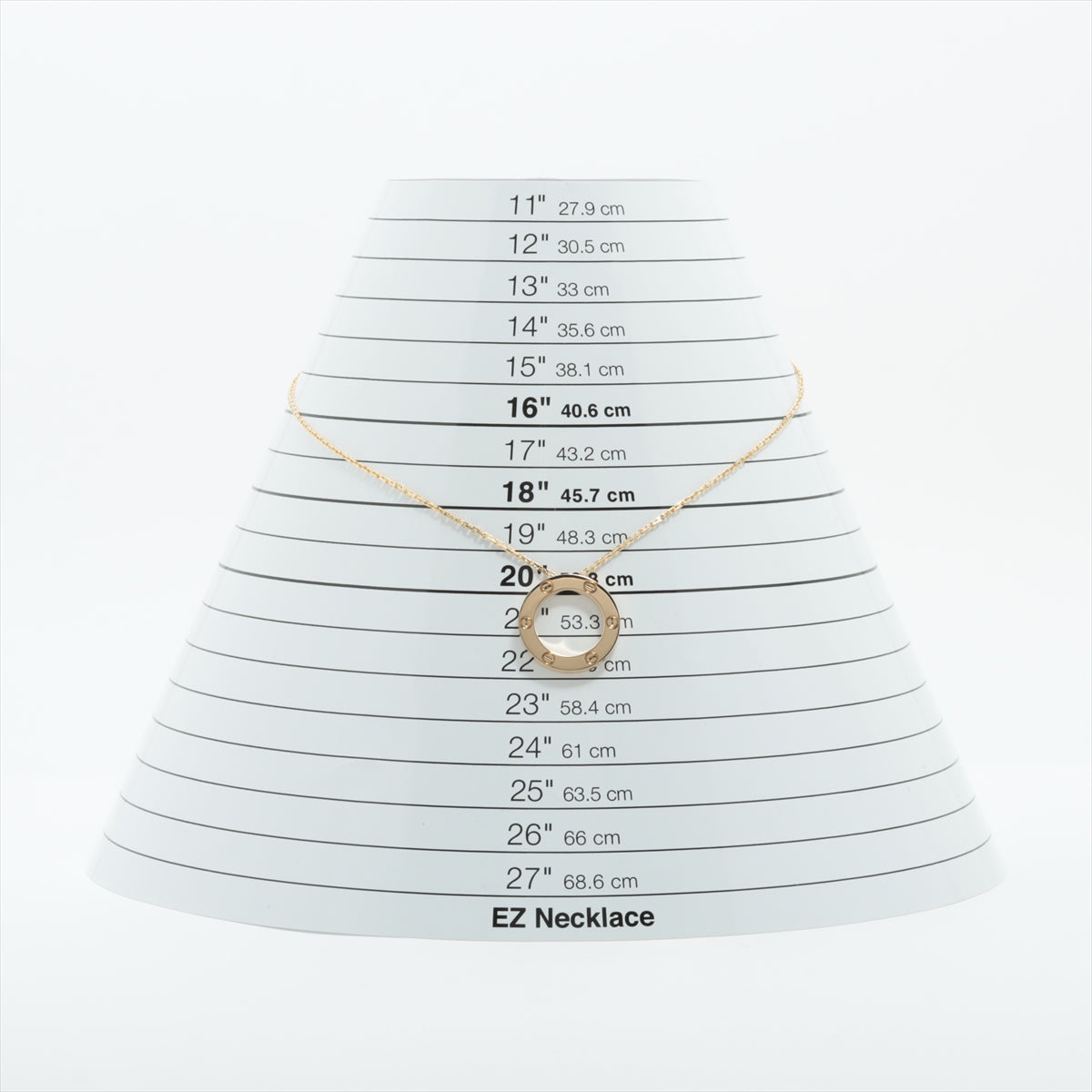Cartier Love Circle Necklace 750(YG) 13.2g B7014200