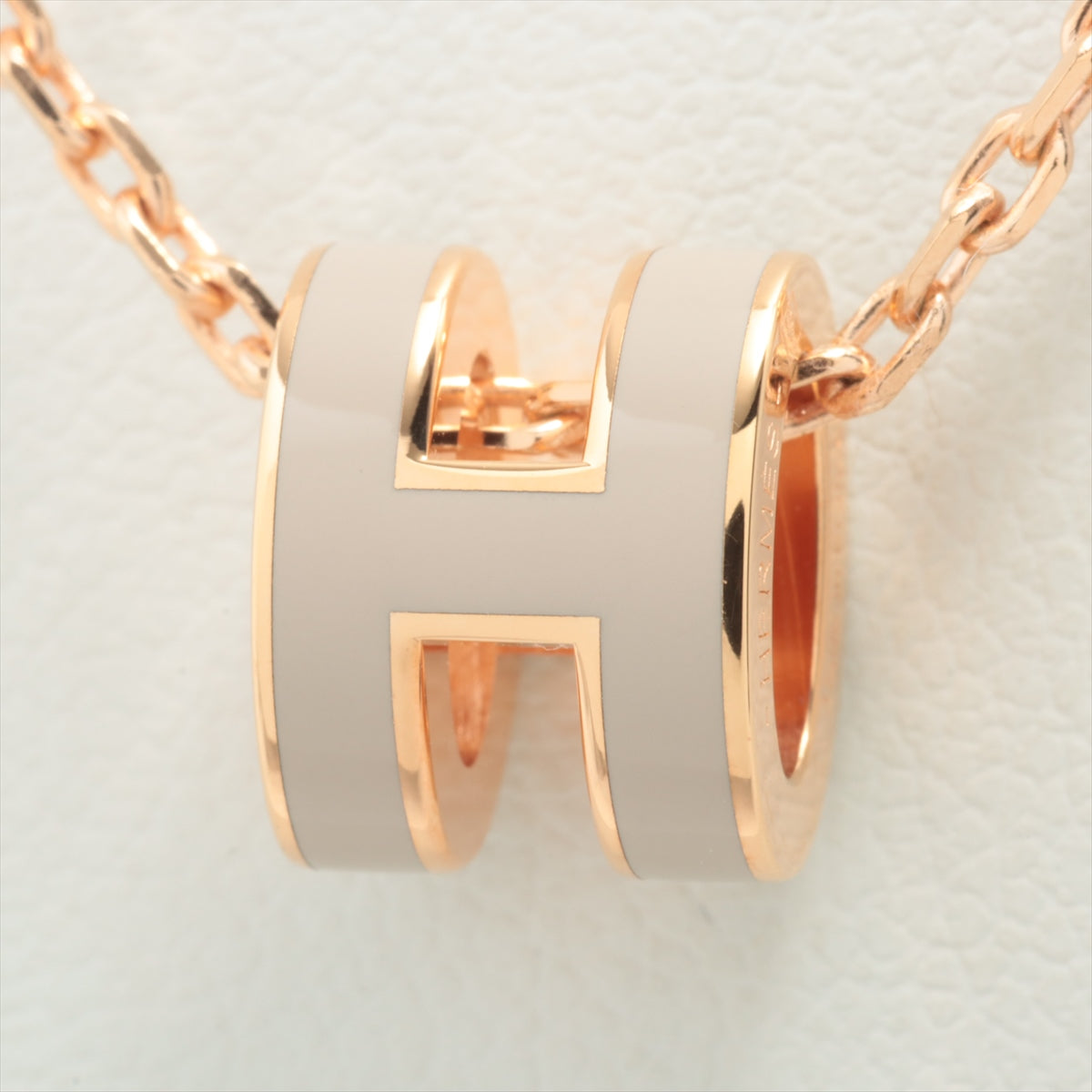 Solid Grey Hermes H Pop Pendant Necklace for Sale in Las Vegas, NV - OfferUp