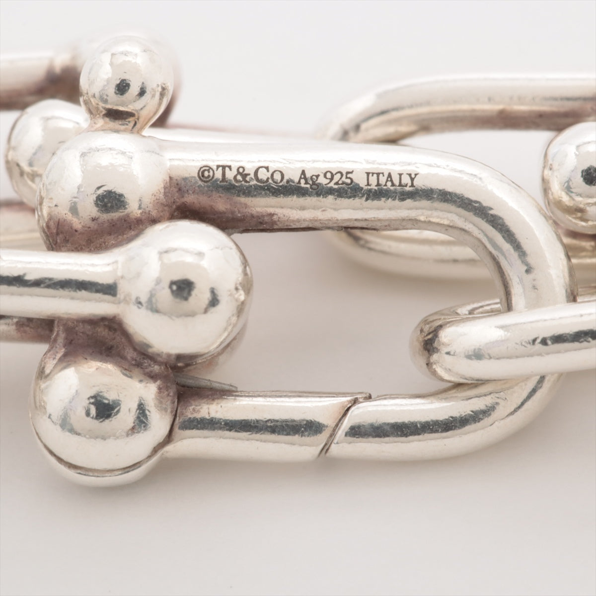 Tiffany Hardware small rink Bracelet 925 19.3g Silver