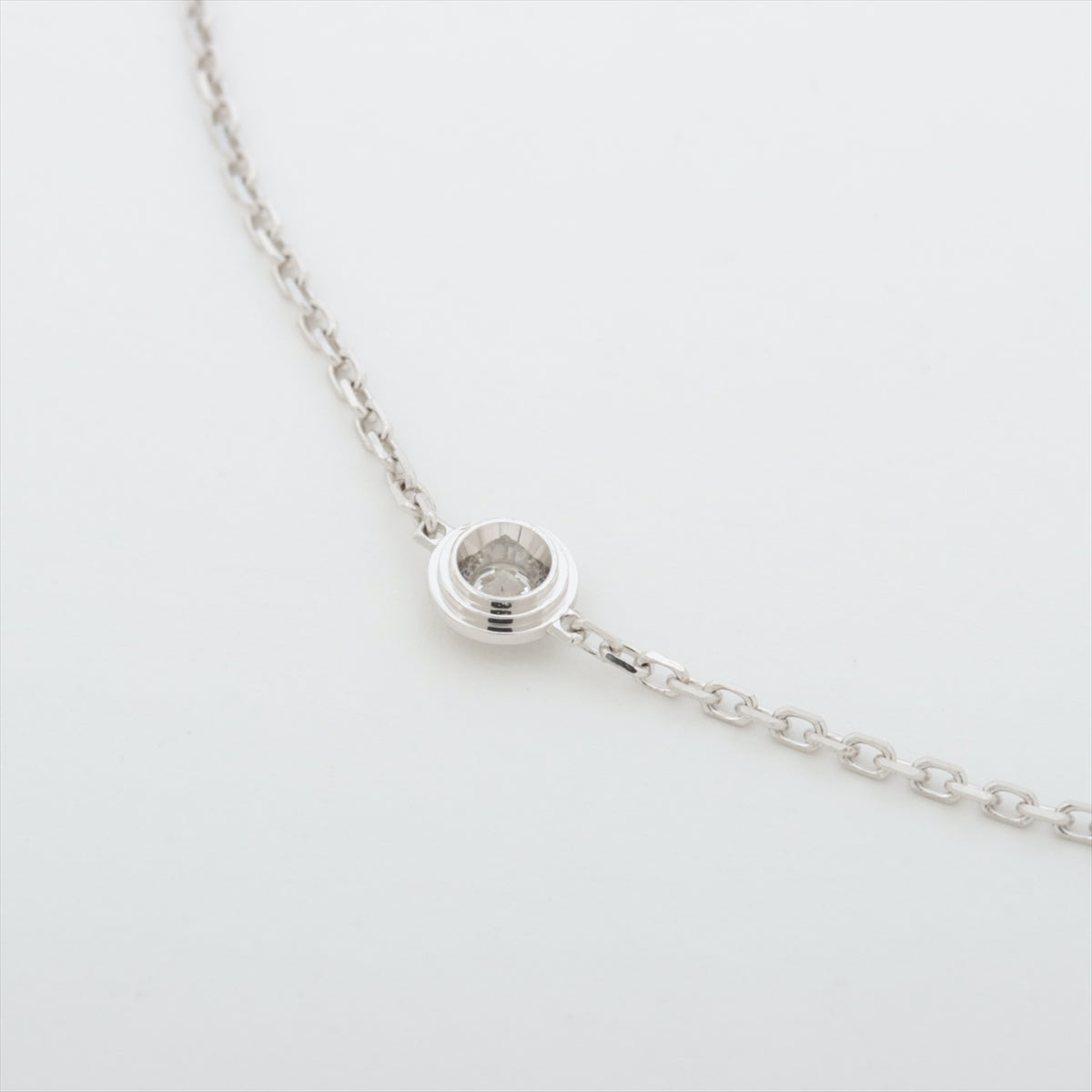 CRB7215400 - Diamants Légers necklace, LM - White gold, diamond - Cartier