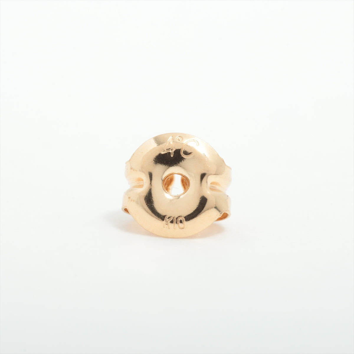 4℃ Cubic zirconia Piercing jewelry K10(YG) 0.8g