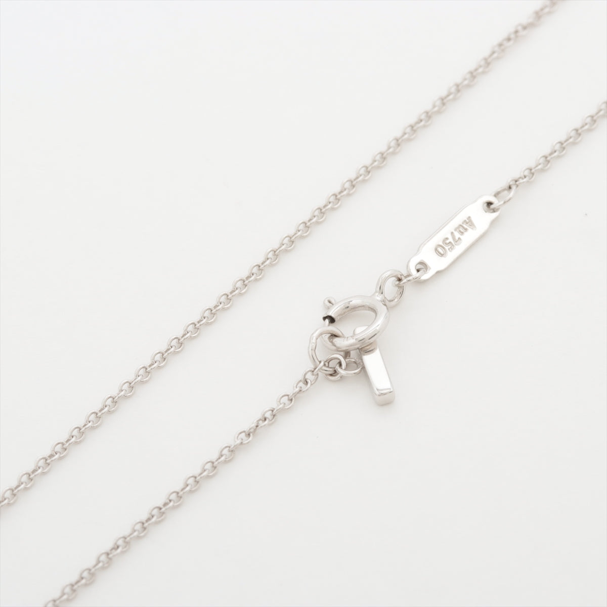 Tiffany T Smile Mini Necklace 750(WG) 2.9g