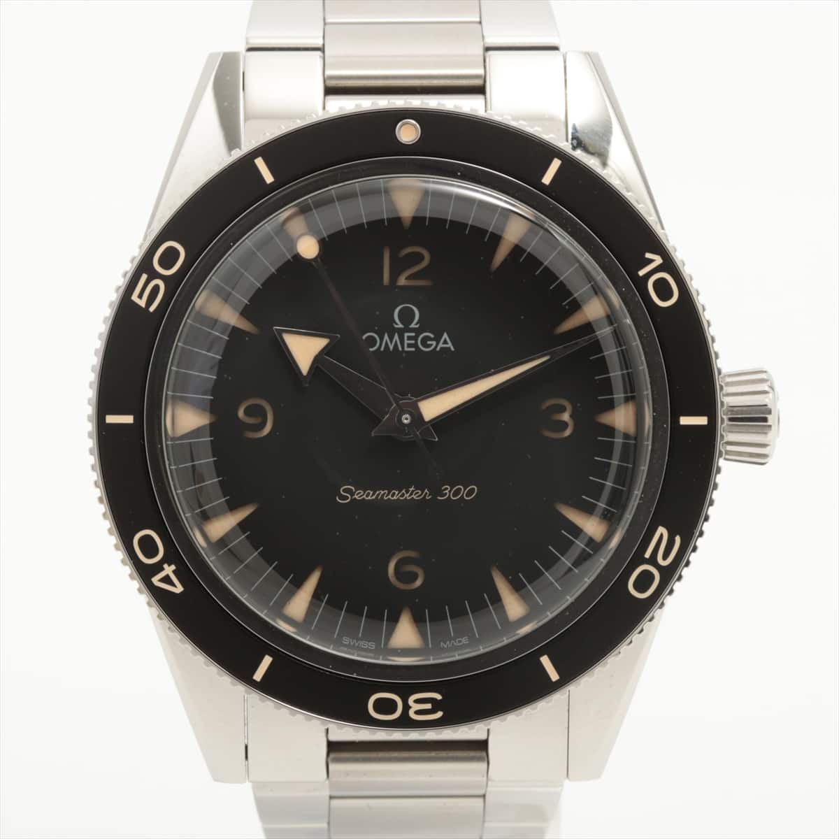 Omega Seamaster 300 Coaxial Master chronometer 234.30.41.21.01.001 SS AT Black-Face Extra-Link 5