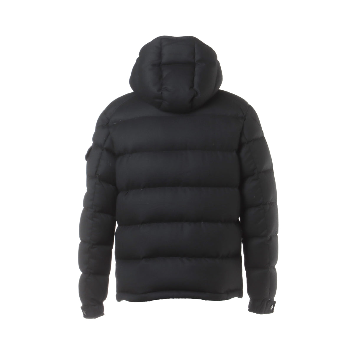 Moncler MONTGENEVRE 18 years Wool & nylon Down jacket 3 Men's Black  Detachable hood