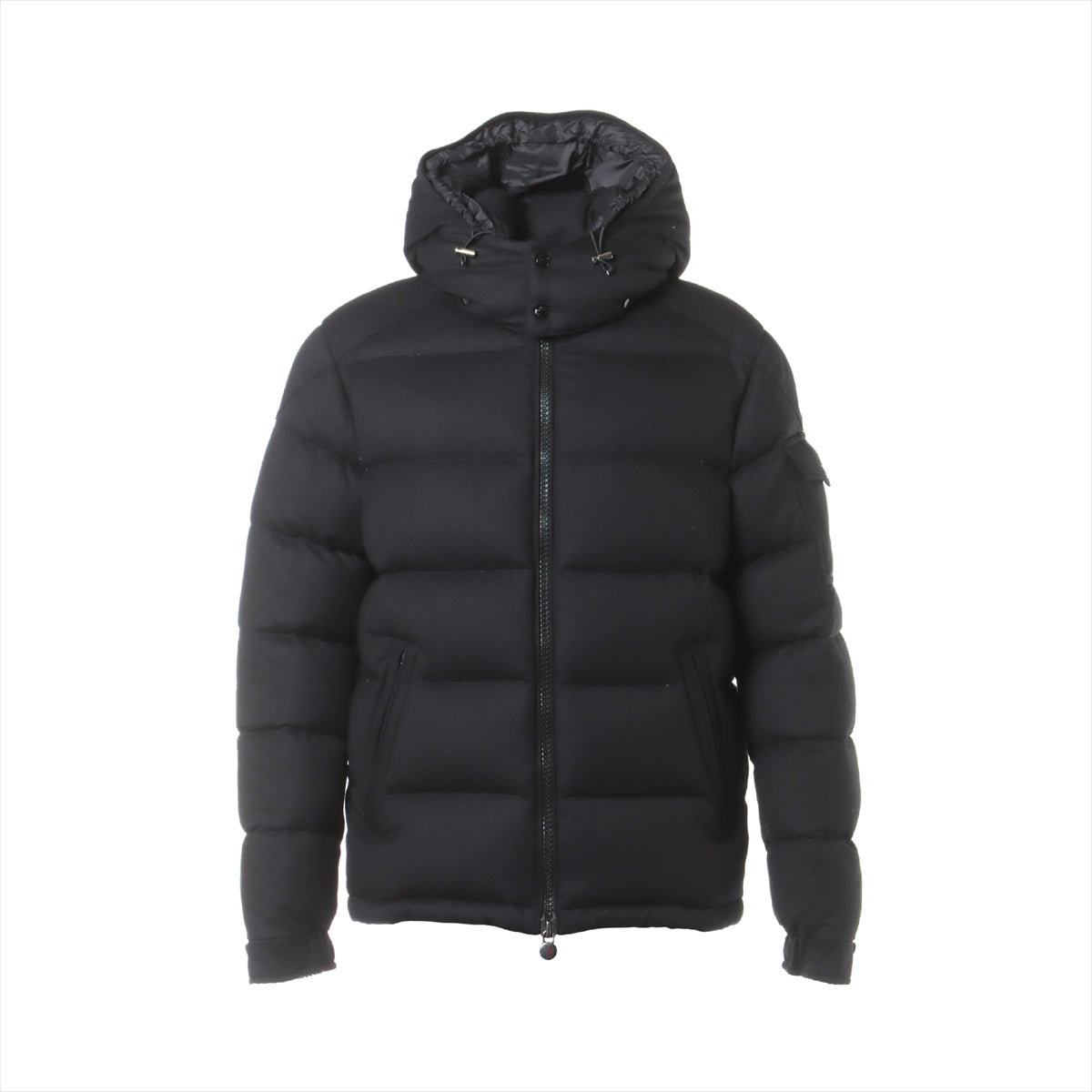 Moncler MONTGENEVRE 18 years Wool & nylon Down jacket 3 Men's Black  Detachable hood