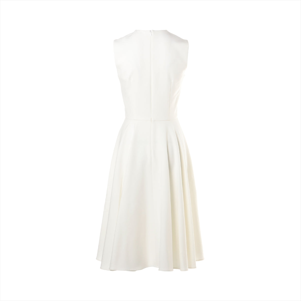 YOKO CHAN Polyester × Rayon Sleeveless dress 36 Ladies' White  YCD-420-717