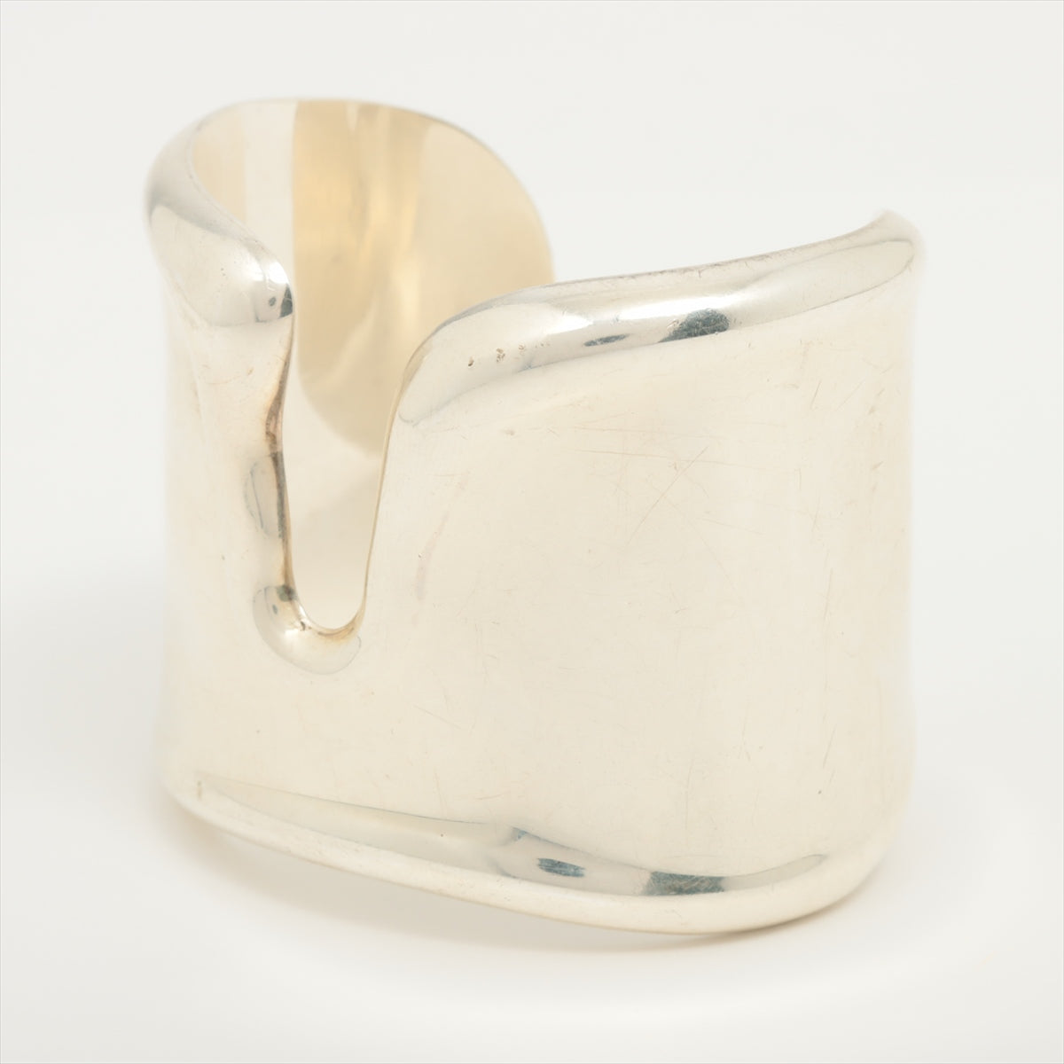 Tiffany Elsa Peretti Bone Cuff Split Bangle 925 71.0g Silver