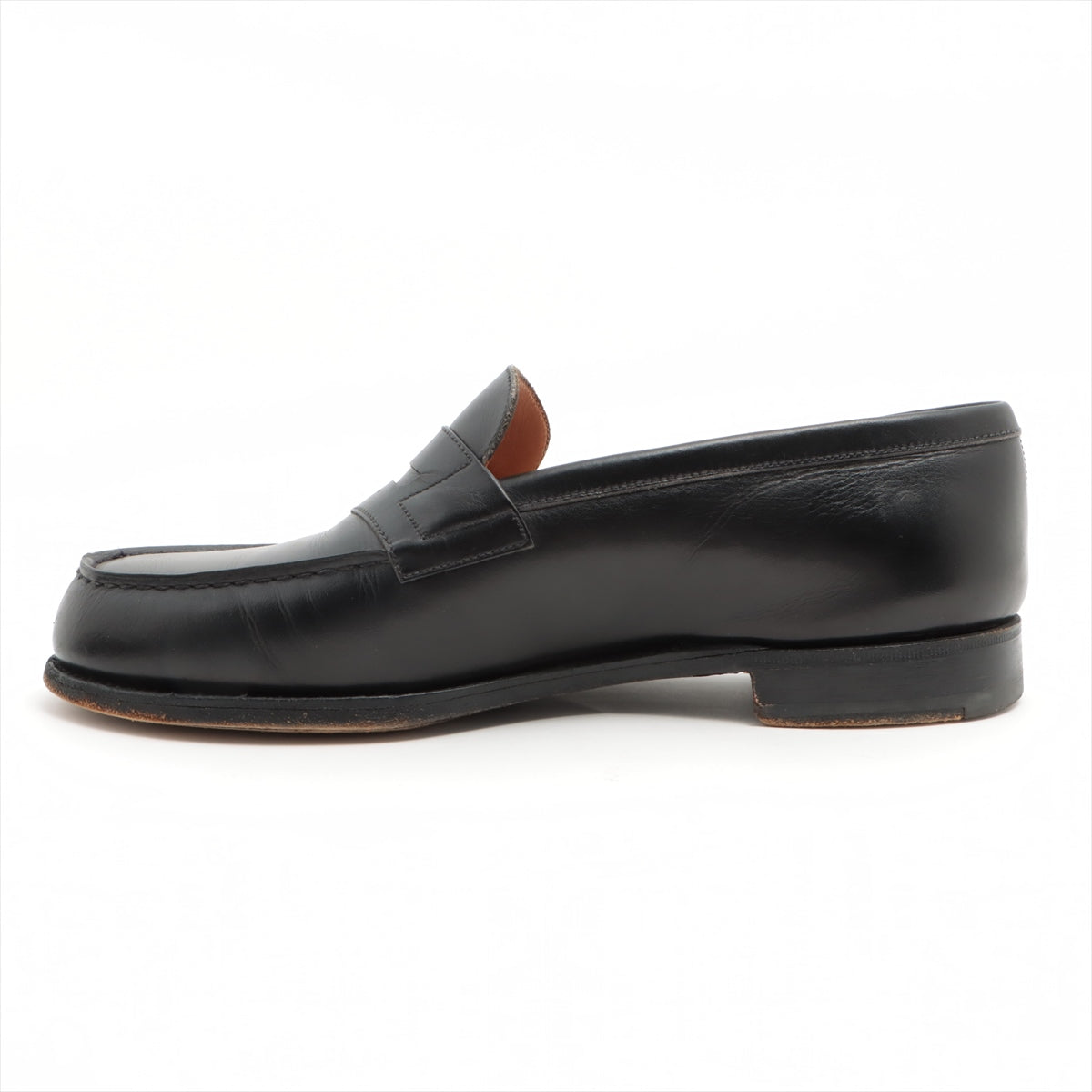 J. M. Weston Leather Loafer 6 1/2E Men's Black 180 signature loafers Genuine shoe tree available