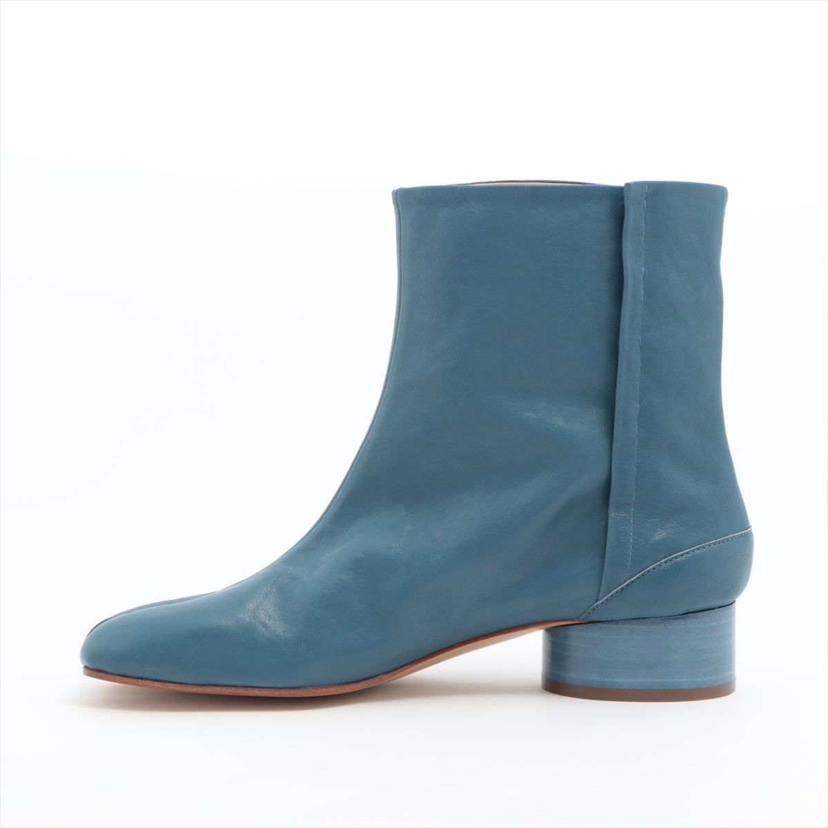 Maison Margiela TABI Leather Short Boots 40 Ladies' Blue 22 box There is a bag