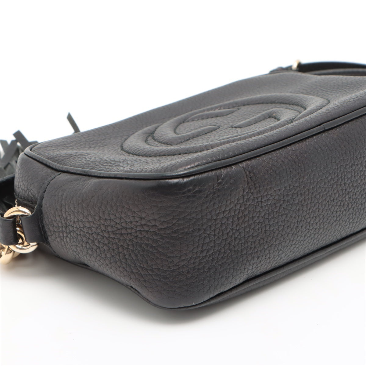 Gucci Soho Leather Shoulder bag Black 308364