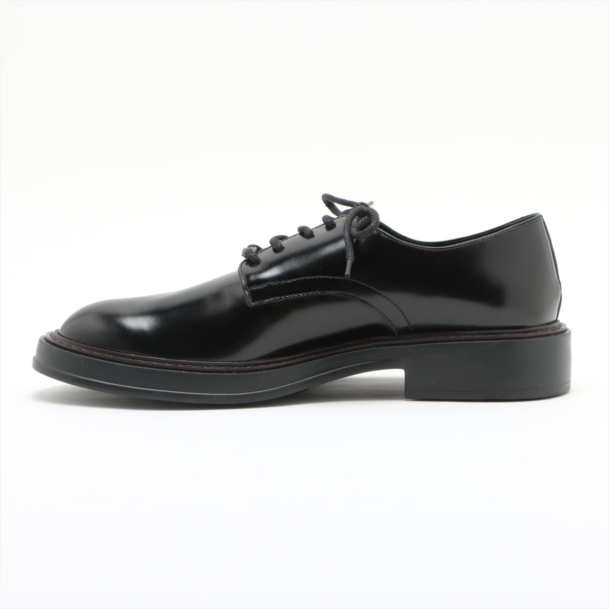 Tod's Leather Leather shoes 9 Men's Black DERBY PASSAL